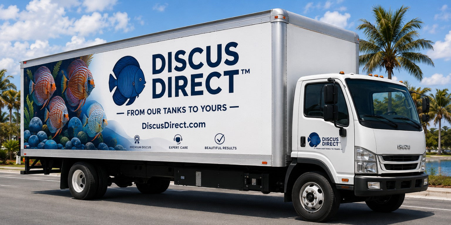 Discus Direct branded delivery truck